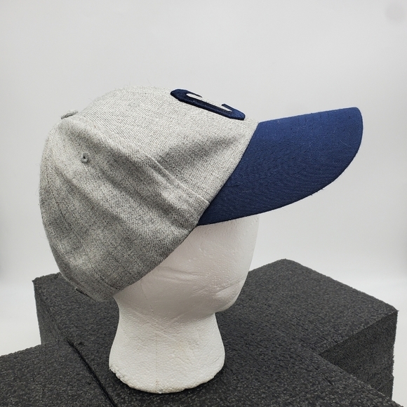 Cleveland Indians Hat Guardians C Baseball Cap Blue Gray Hall Of Fame STH - Picture 7 of 10